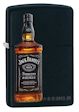 Jack Daniels Bottle Zippo Lighter - Black Matte - 28422 Zippo
