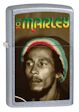 Bob Marley Zippo Lighter - Street Chrome - 28488 Zippo