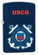 USCG Insignia Coast Guard Zippo Lighter - Navy Matte - 28518 Zippo