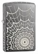 Spider Web  Zippo Lighter - Black Ice - 28527 Zippo