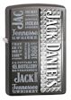 Jack Daniels  Zippo Lighter - Gray Dusk - 28577 Zippo