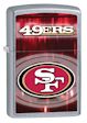 NFL San Francisco 49ers Zippo Lighter - Street Chrome - 28610 Zippo