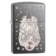 Fantasy Wizard Zippo Lighter - Black Ice - 28644 Zippo