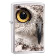 Owl Eye Zippo Lighter - Brushed Chrome - 28650 Zippo