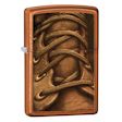 Boot Laces Zippo Lighter - Toffee - 28672 Zippo