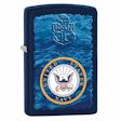 USN United States Navy Seal Zippo Lighter - Navy Blue Matte - 28746 Zippo