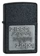 Zippo Pewter Zippo Lighter - Black Crackle - 363 Zippo