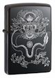 Custom Dragon Zippo Lighter - Black Ice - 835249 Zippo