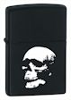 Custom Skull Zippo Lighter - Black Matte - 835546 Zippo