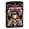 Custom King Of The Road Zippo Lighter - Black Matte - ZCI007482 Zippo