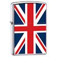 Custom Flag Of United Kingdom Zippo Lighter - HP Chrome - ZCI007961 Zippo