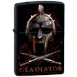 Custom Gladiator Helmet Zippo Lighter - Black Matte - ZCI009205-218 Zippo