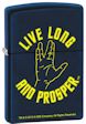 Custom Star Trek Live Long And Prosper Zippo Lighter - Navy Matte - ZCI011528-239 Zippo