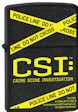 Custom CBS Csi Logo Zippo Lighter - Black Crackle - ZCI011529-236 Zippo